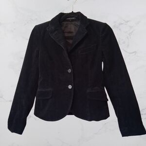 Theory Black Corduroy Blazer